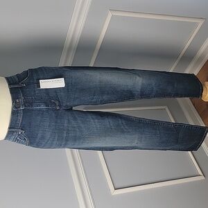 BANANA REPUBLIC Skinny Ankle Premium Denim Dark Wash Stretch‎ Classic Jeans 32